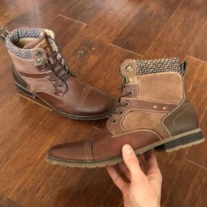 Steve Madden Ontarrio Boots - Leather/Suede